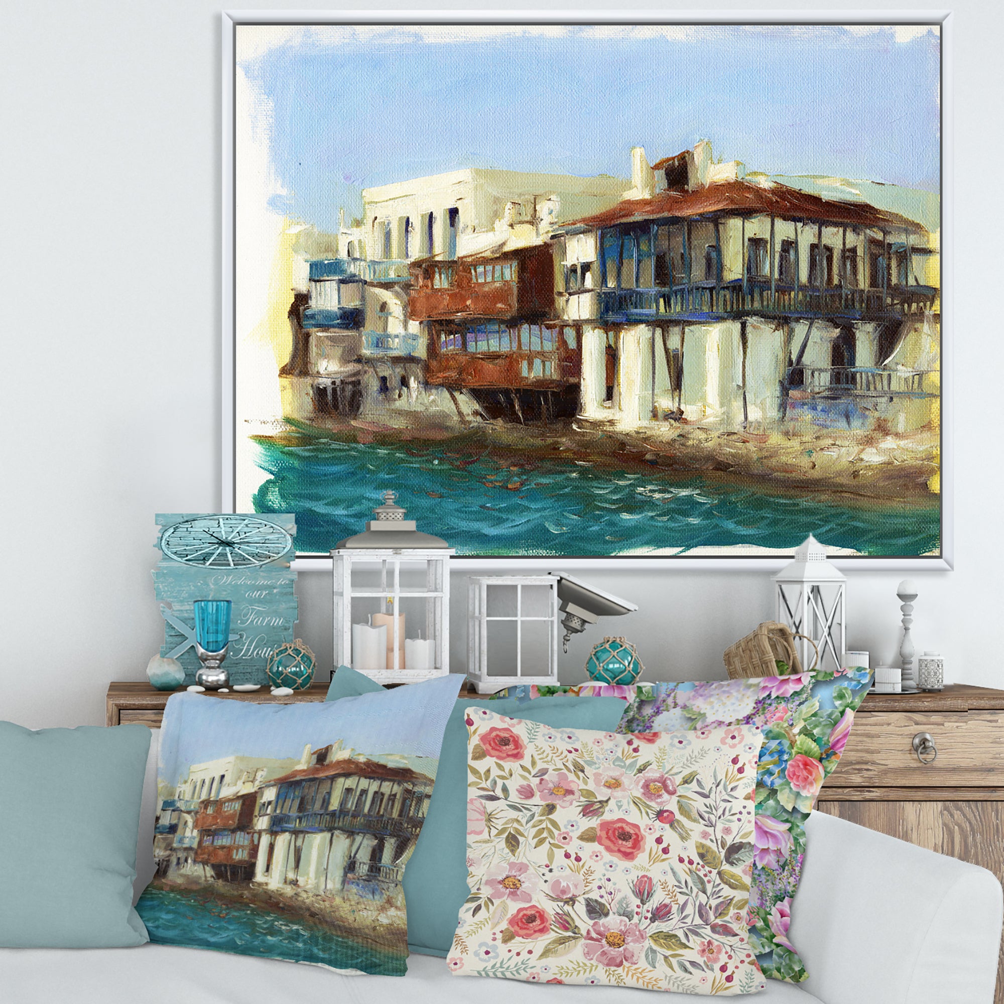 Old Houses On The Island of Mykonos Greece