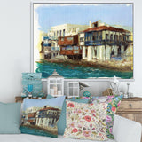 Old Houses On The Island of Mykonos Greece