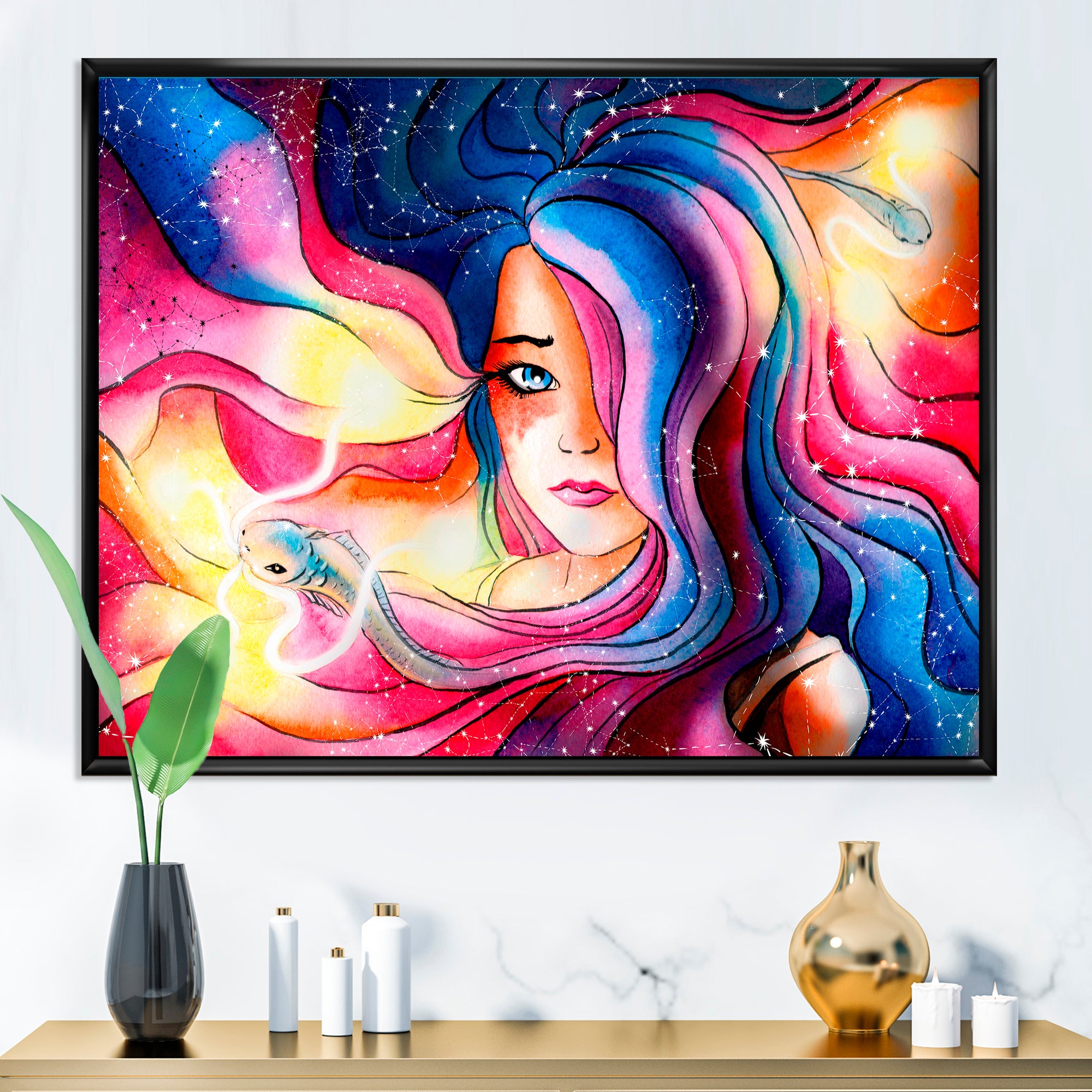 The Girl With The Glowing Hair