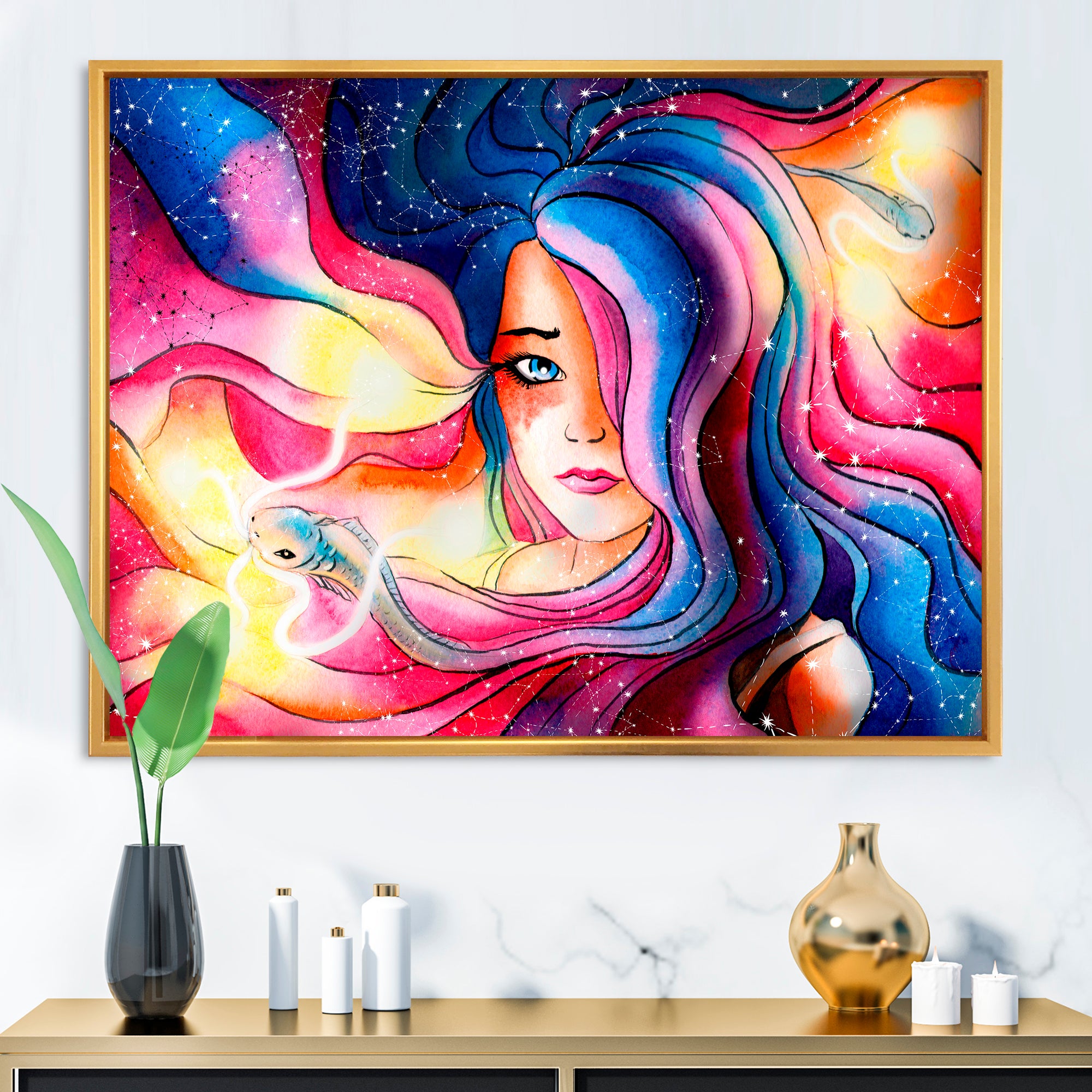 The Girl With The Glowing Hair