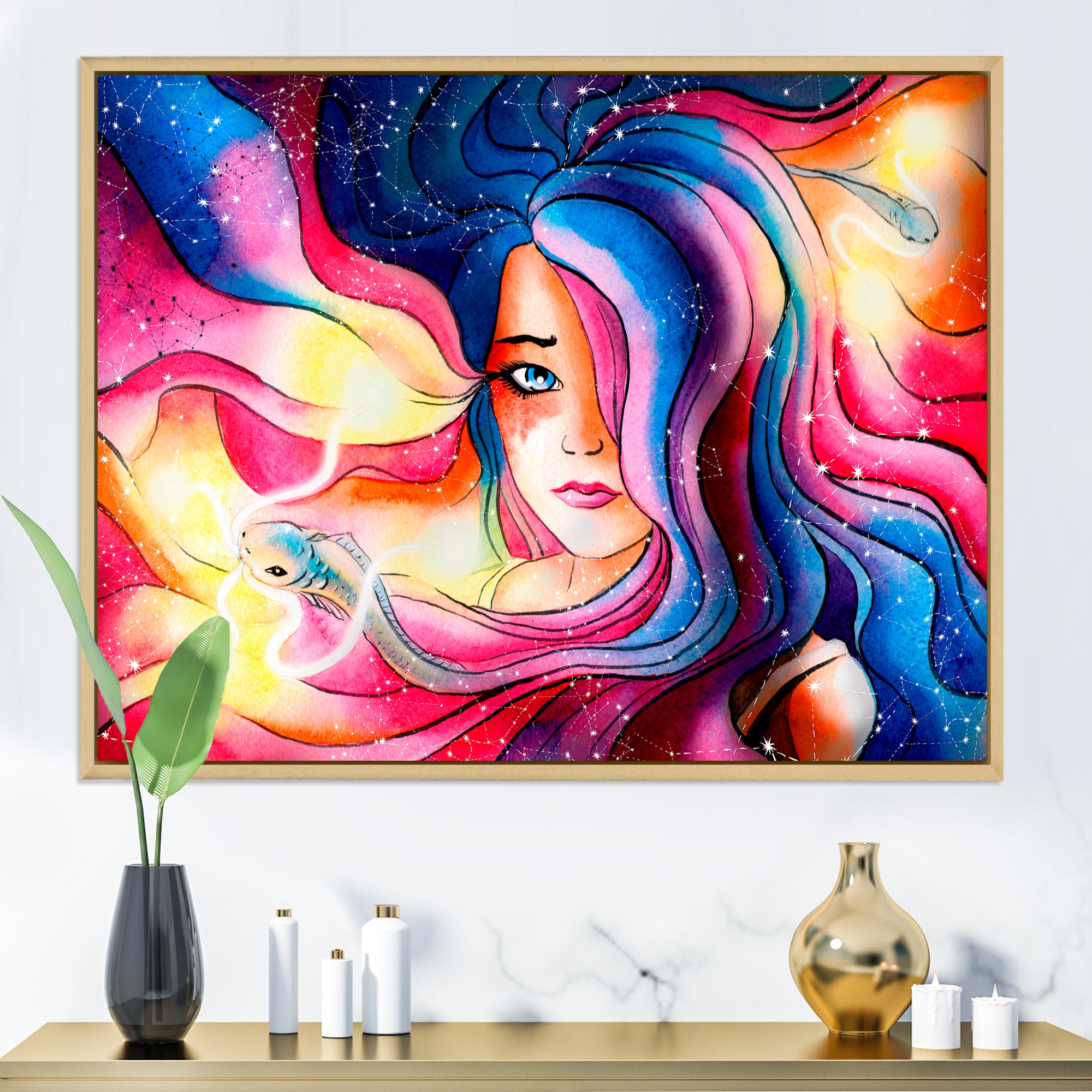 The Girl With The Glowing Hair