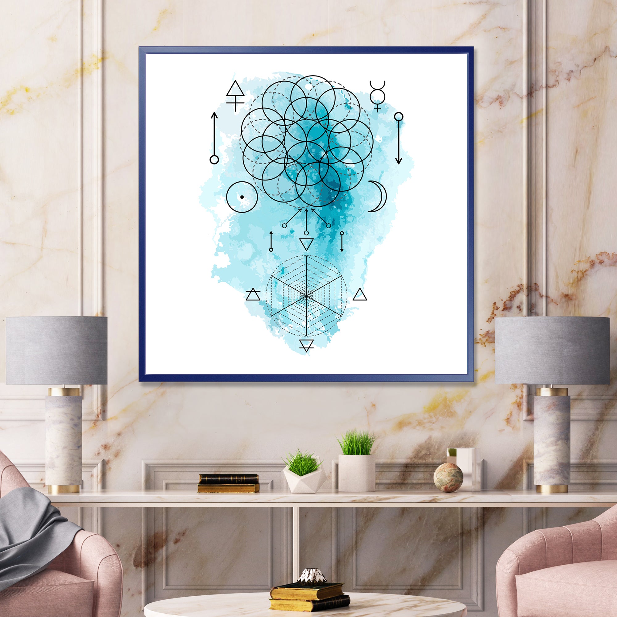 Symbol of Alchemy and Sacred Geometry I