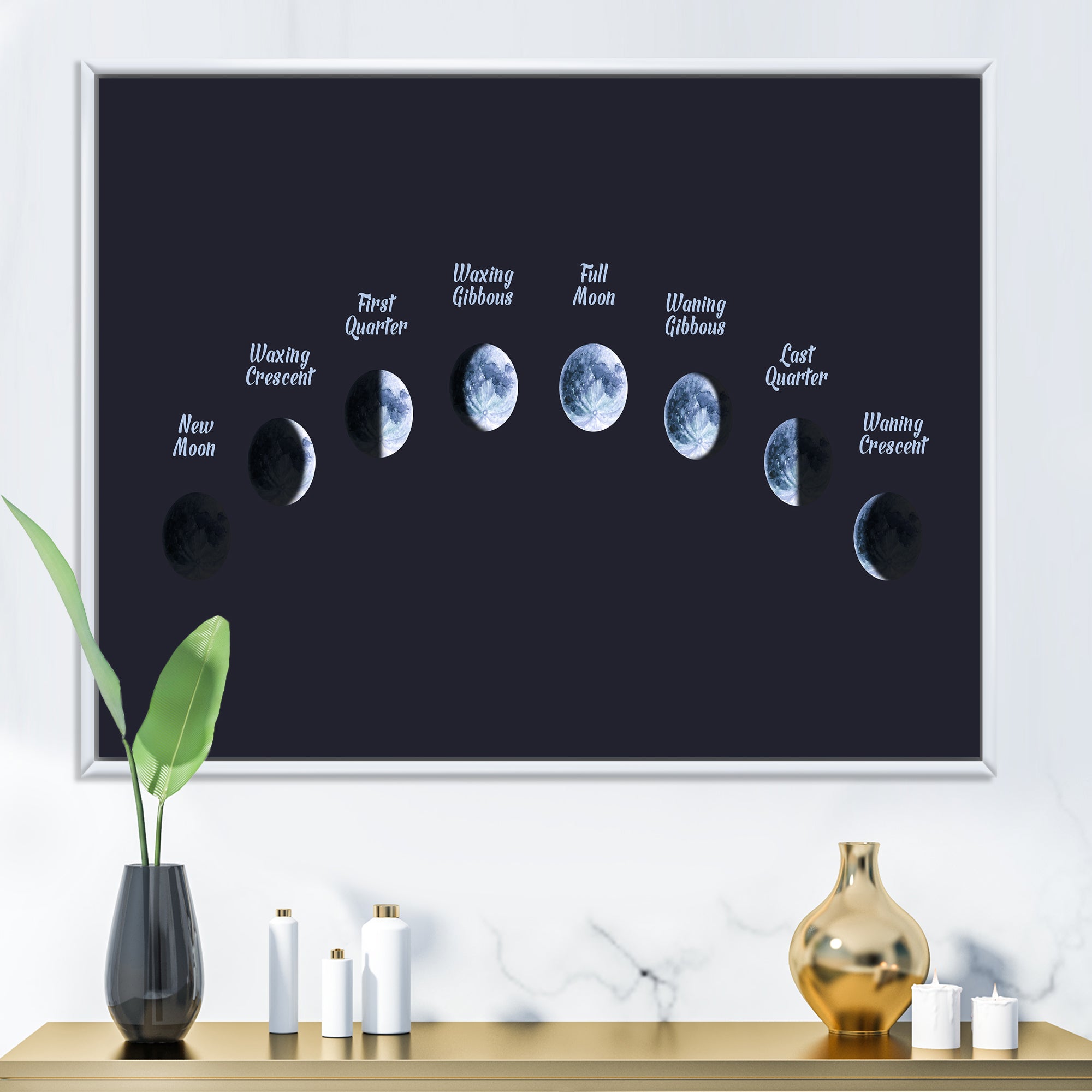 Moon Phases In Space