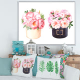Flower Box With Peonies and Rose