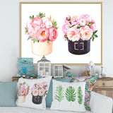 Flower Box With Peonies and Rose