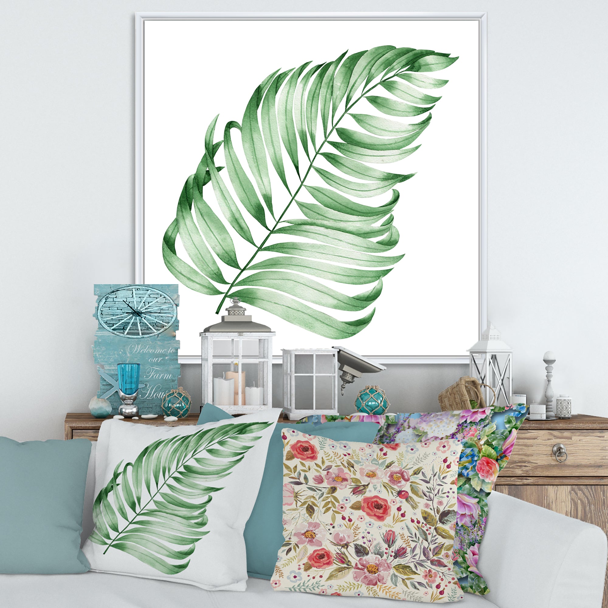 Tropical Leaf Of Monstera II