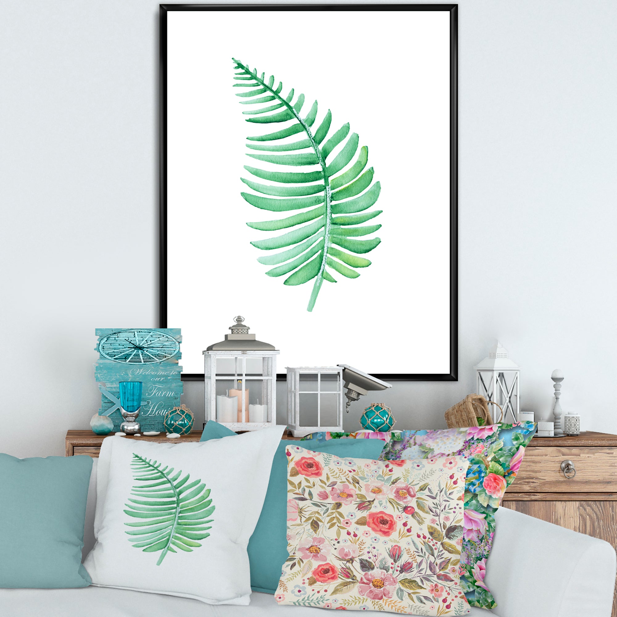 Tropical Leaf Of Monstera III