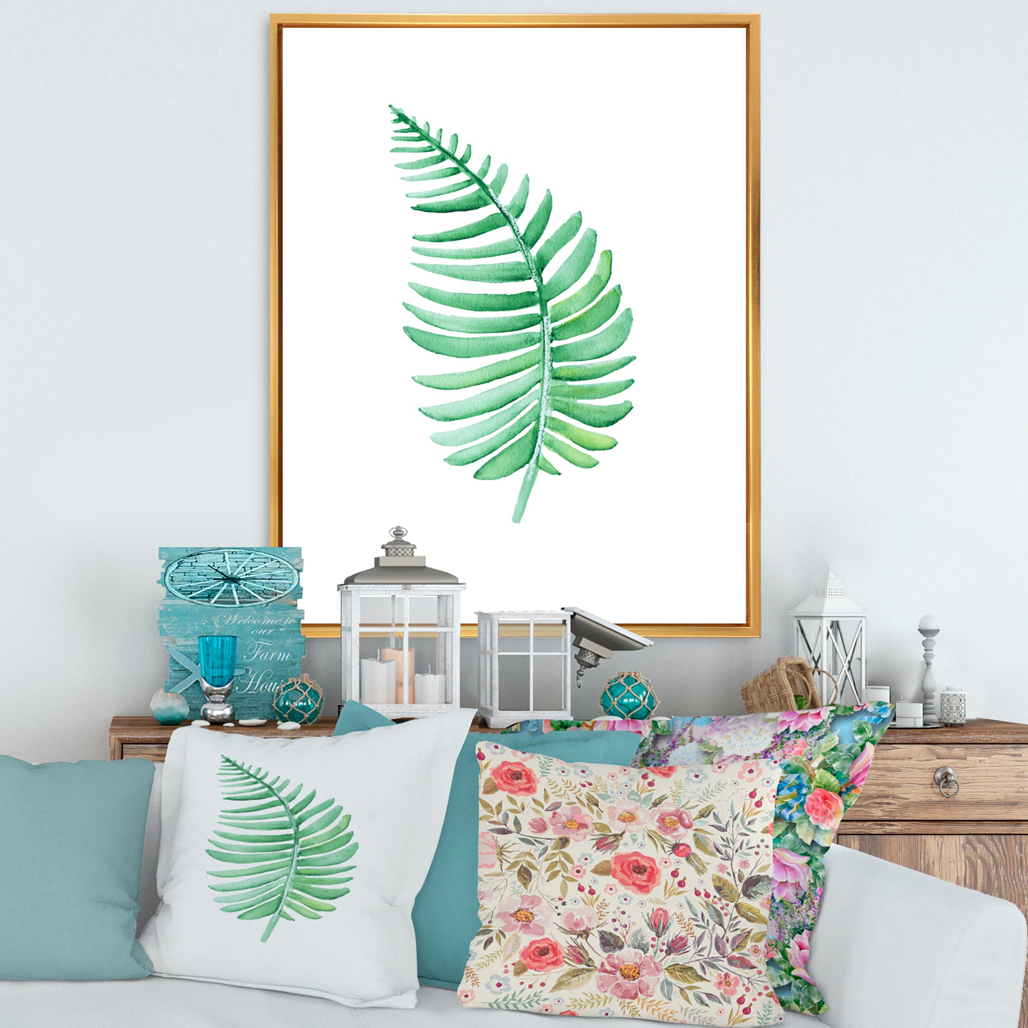 Tropical Leaf Of Monstera III