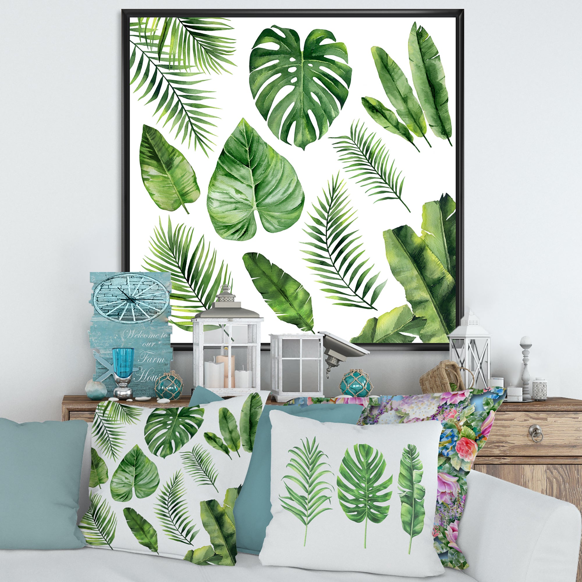 Tropical Leaf Of Monstera V