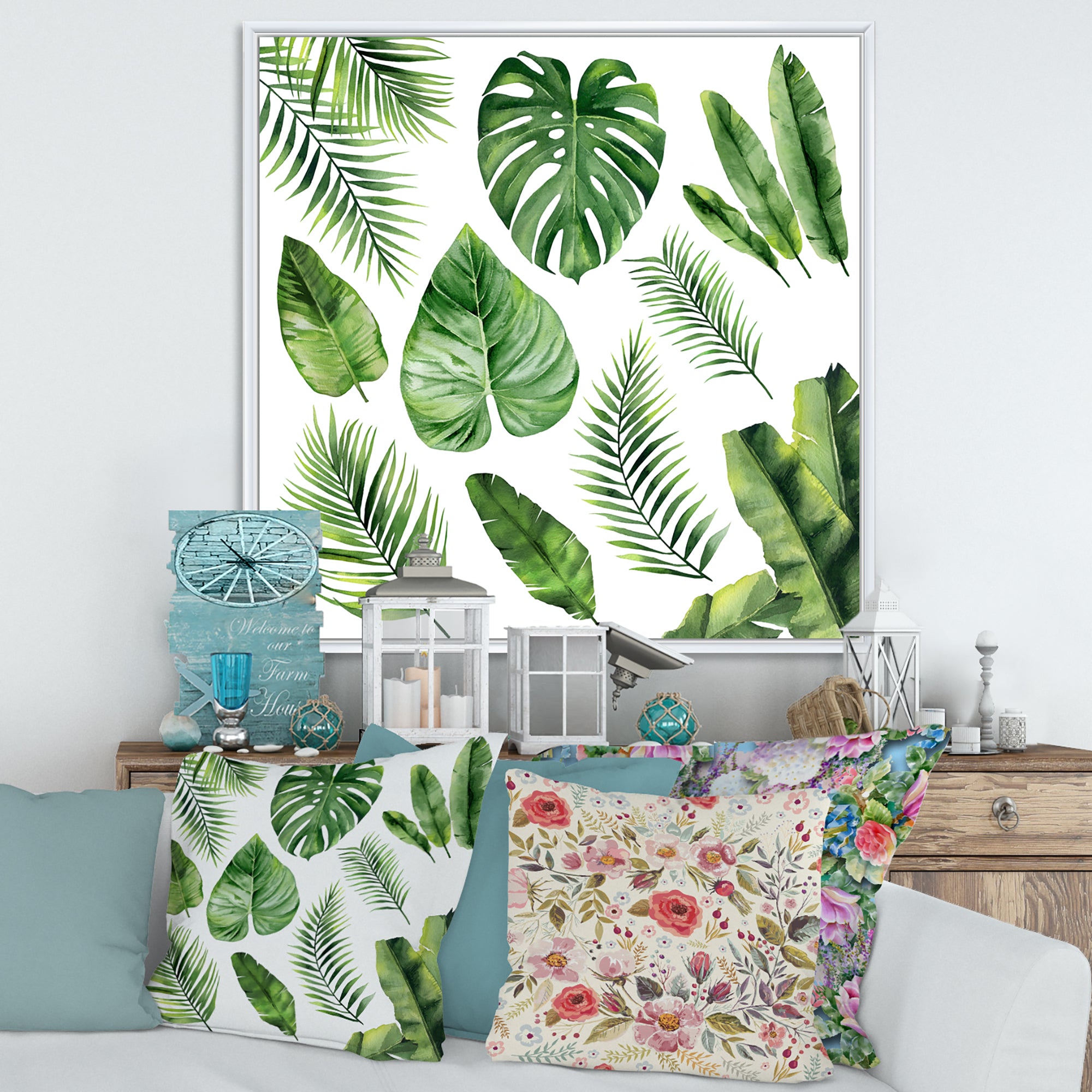 Tropical Leaf Of Monstera V