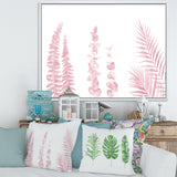 Blush Pinkeucalyptus and Palm Branches