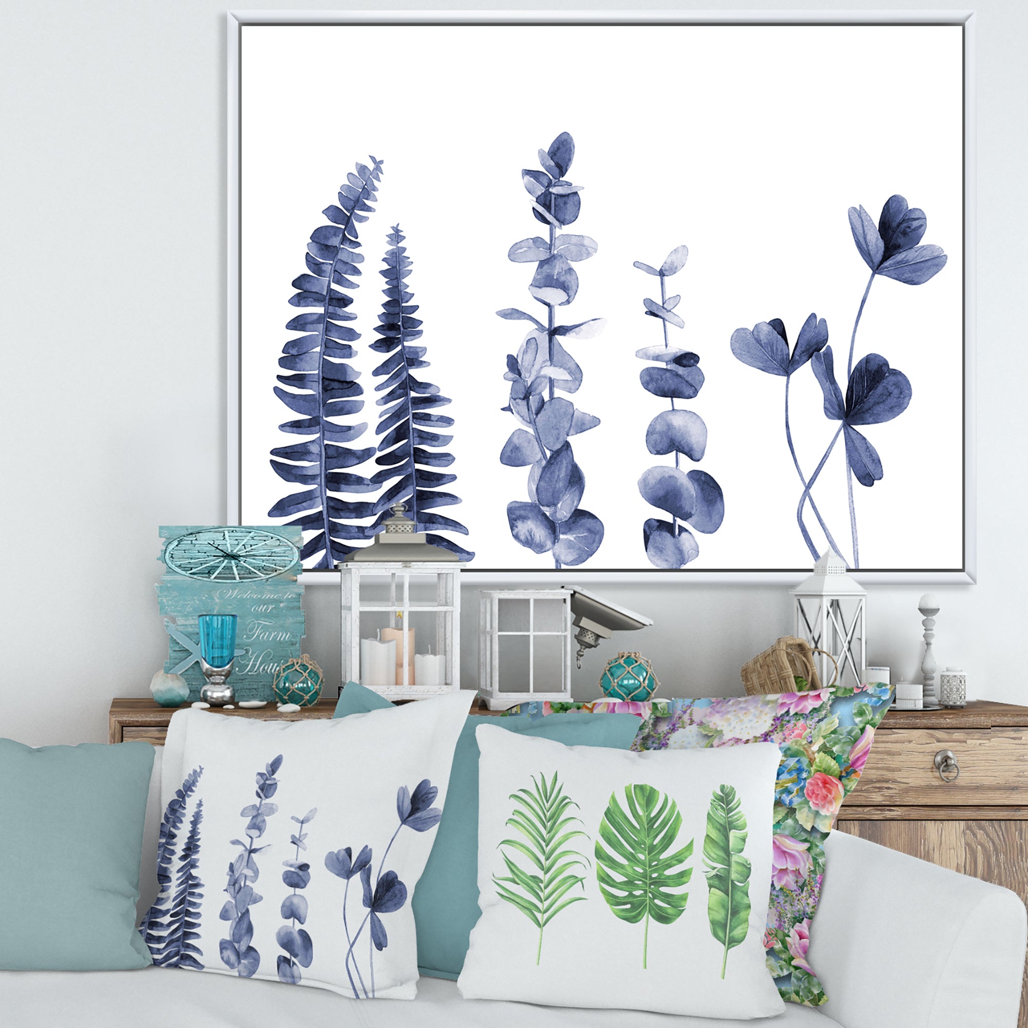 Navy Blue Eucalyptus I