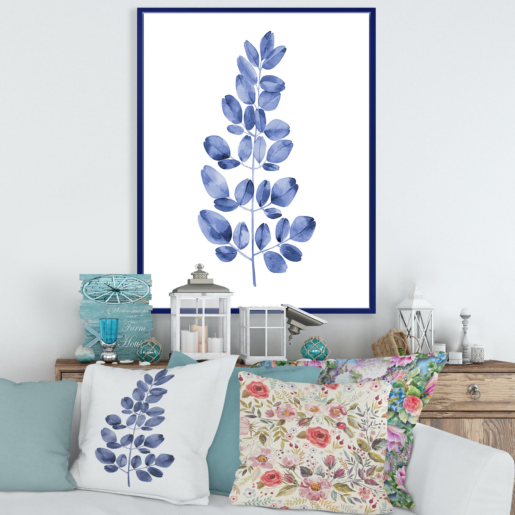 Navy Blue Eucalyptus II