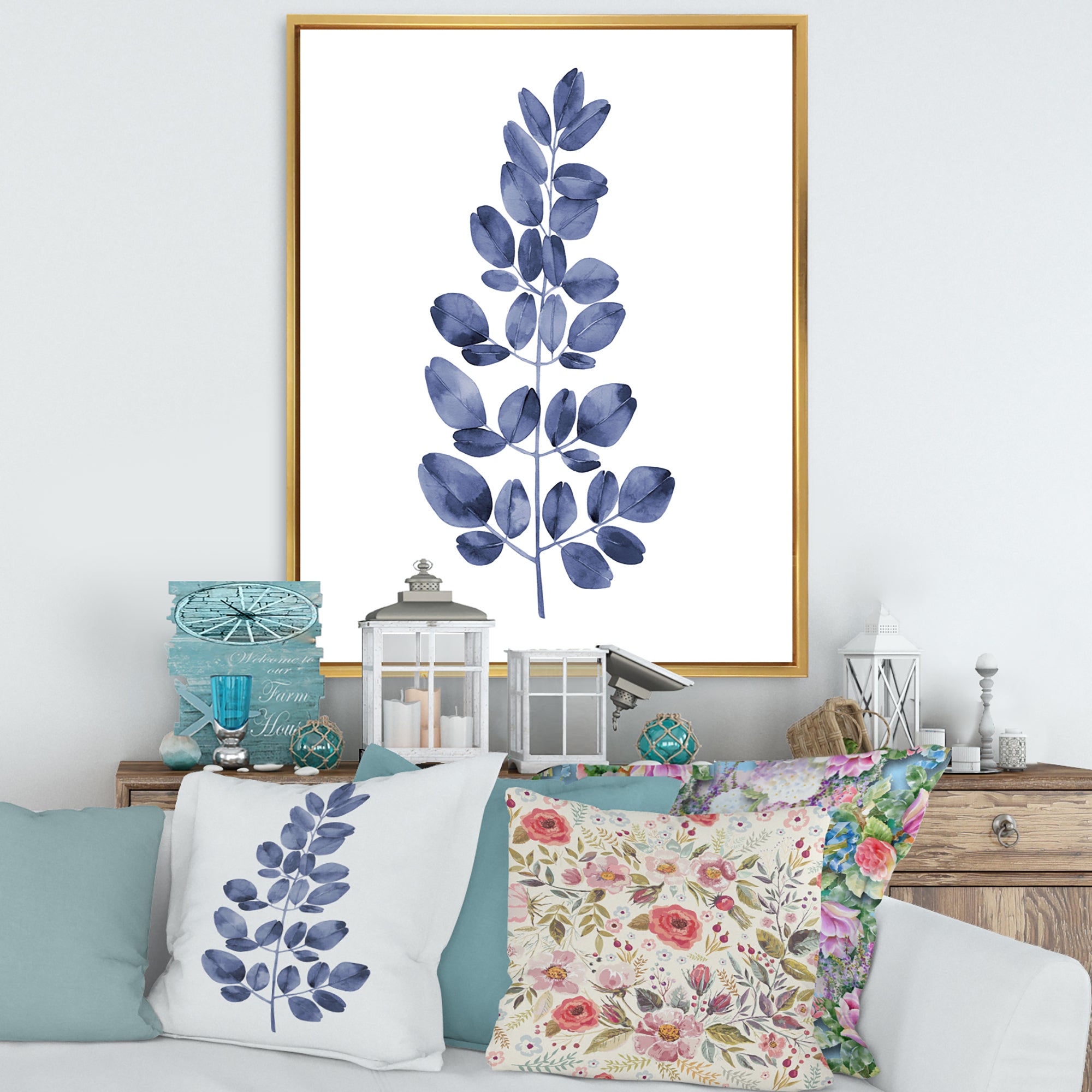 Navy Blue Eucalyptus II