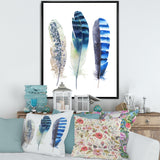 Colourful Boho Feathers I