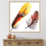 Colourful Boho Feathers IV