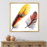 Colourful Boho Feathers IV