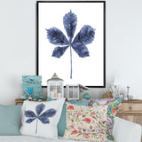 Navy Blue Chestnut Leaf