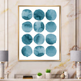 Aquamarine Circles Blue Geometric Elements
