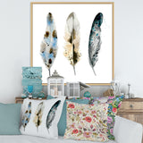 Colourful Boho Feathers V