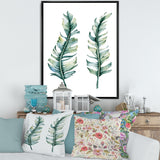 Duo of Tropical Leaves