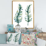 Duo of Tropical Leaves