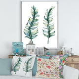 Duo of Tropical Leaves