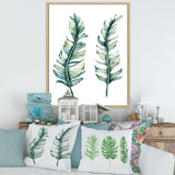 Duo of Tropical Leaves