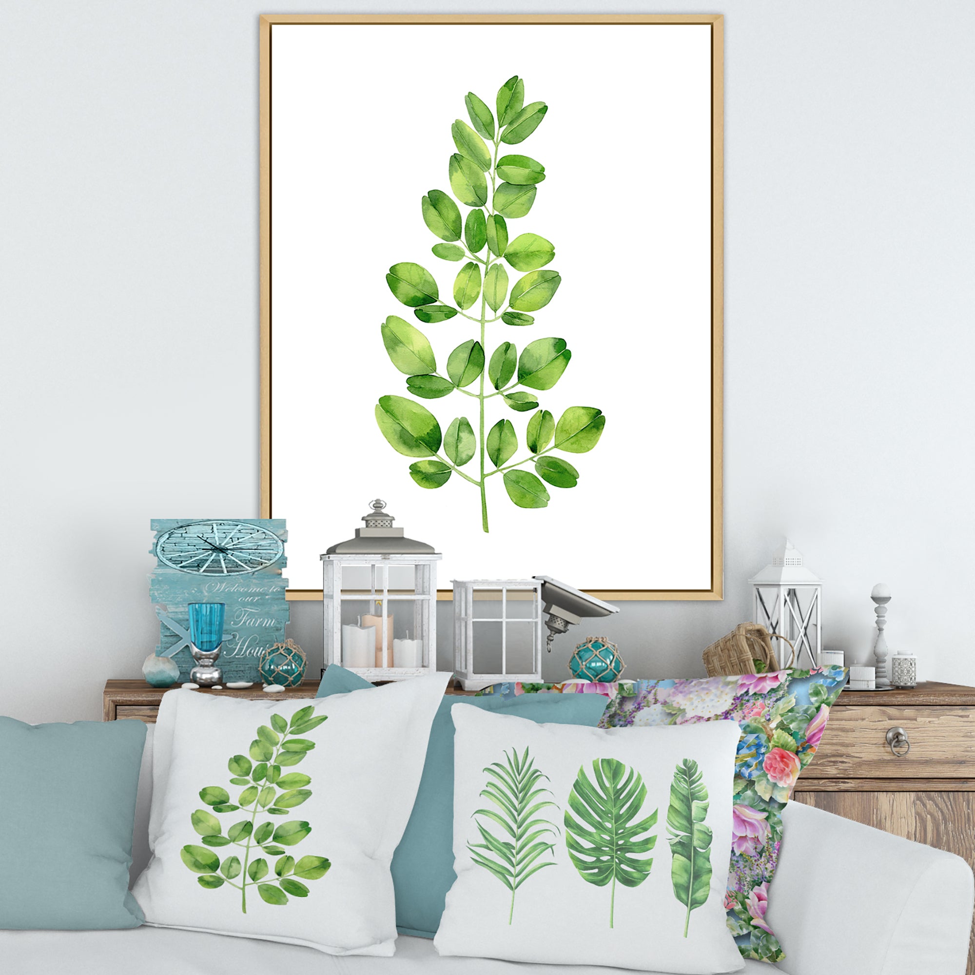 Moringa Branch Tropical Tree Foliage