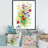 Colorful Wildflowers In Nature