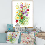 Colorful Wildflowers In Nature