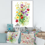 Colorful Wildflowers In Nature