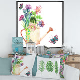 Succulents In Old Watering Can