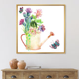 Succulents In Old Watering Can