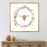 Bee In Wildflowers Wreath