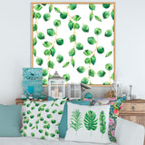 Tropical Green Leaves Patern