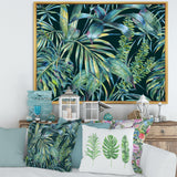 Natural Leaves Exotic On Dark I