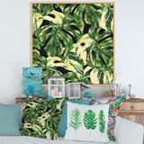 Natural Leaves Exotic On Dark II