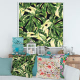 Natural Leaves Exotic On Dark II