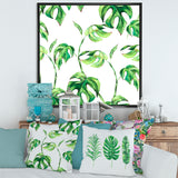 Vintage Floral Tropical Leaves II