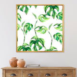 Vintage Floral Tropical Leaves II