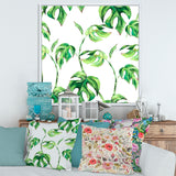 Vintage Floral Tropical Leaves II