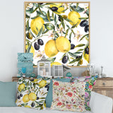 Lemon and Olive Branches I