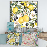 Lemon and Olive Branches I