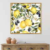 Lemon and Olive Branches I