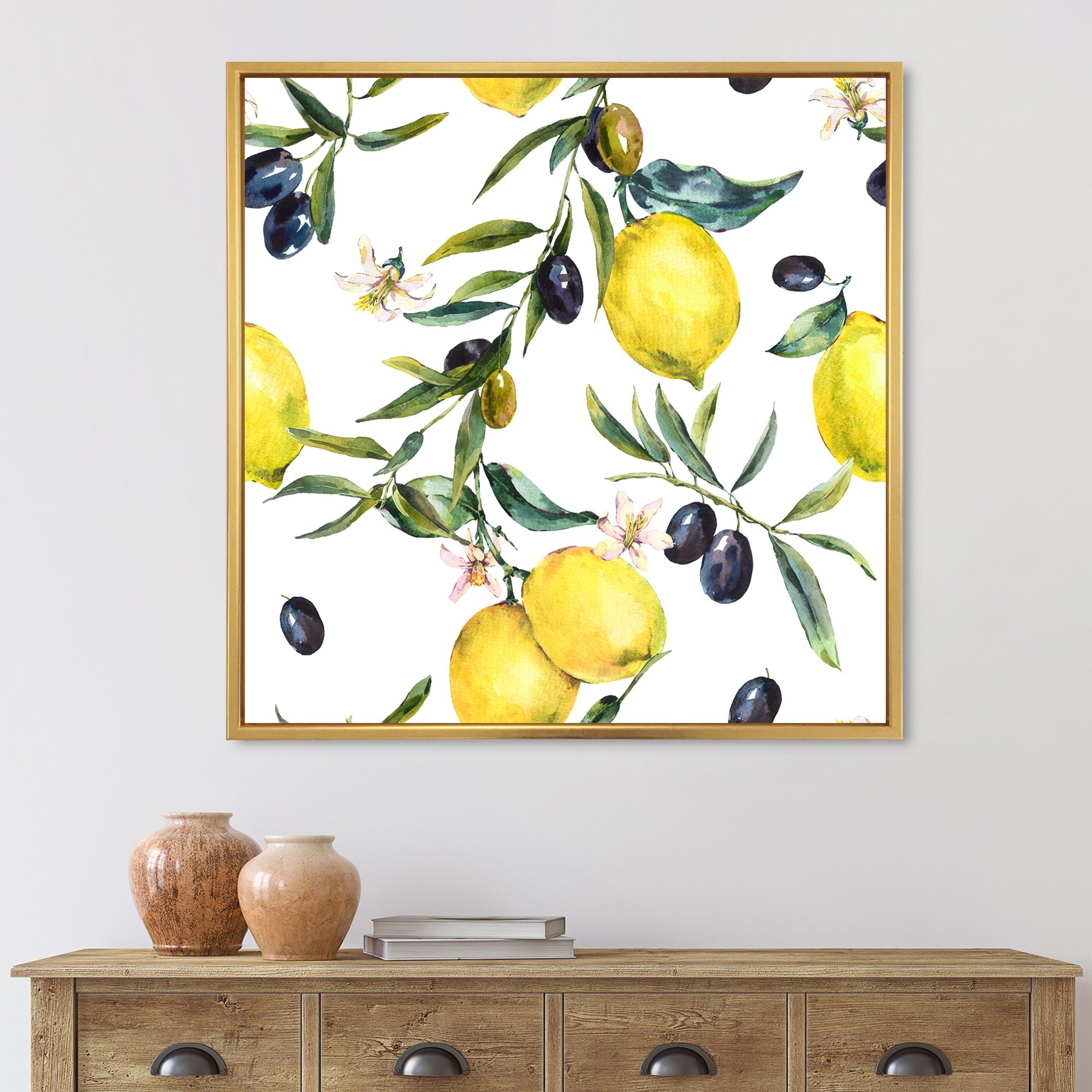 Lemon and Olive Branches II