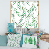 Tropical Green Leaves In Summer Times II