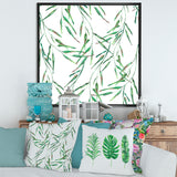 Tropical Green Leaves In Summer Times II