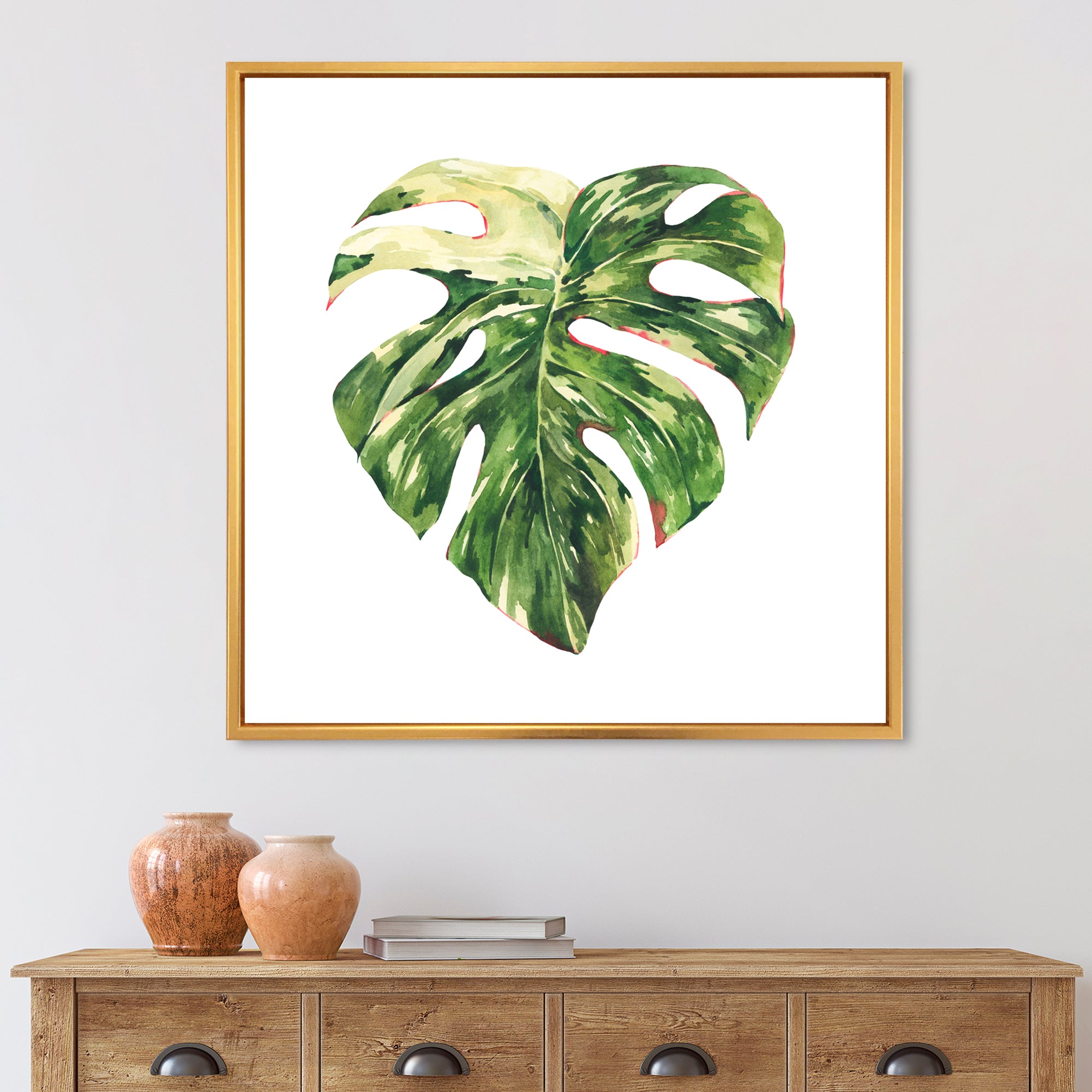 Tropical Green Leaves In Summer Times III