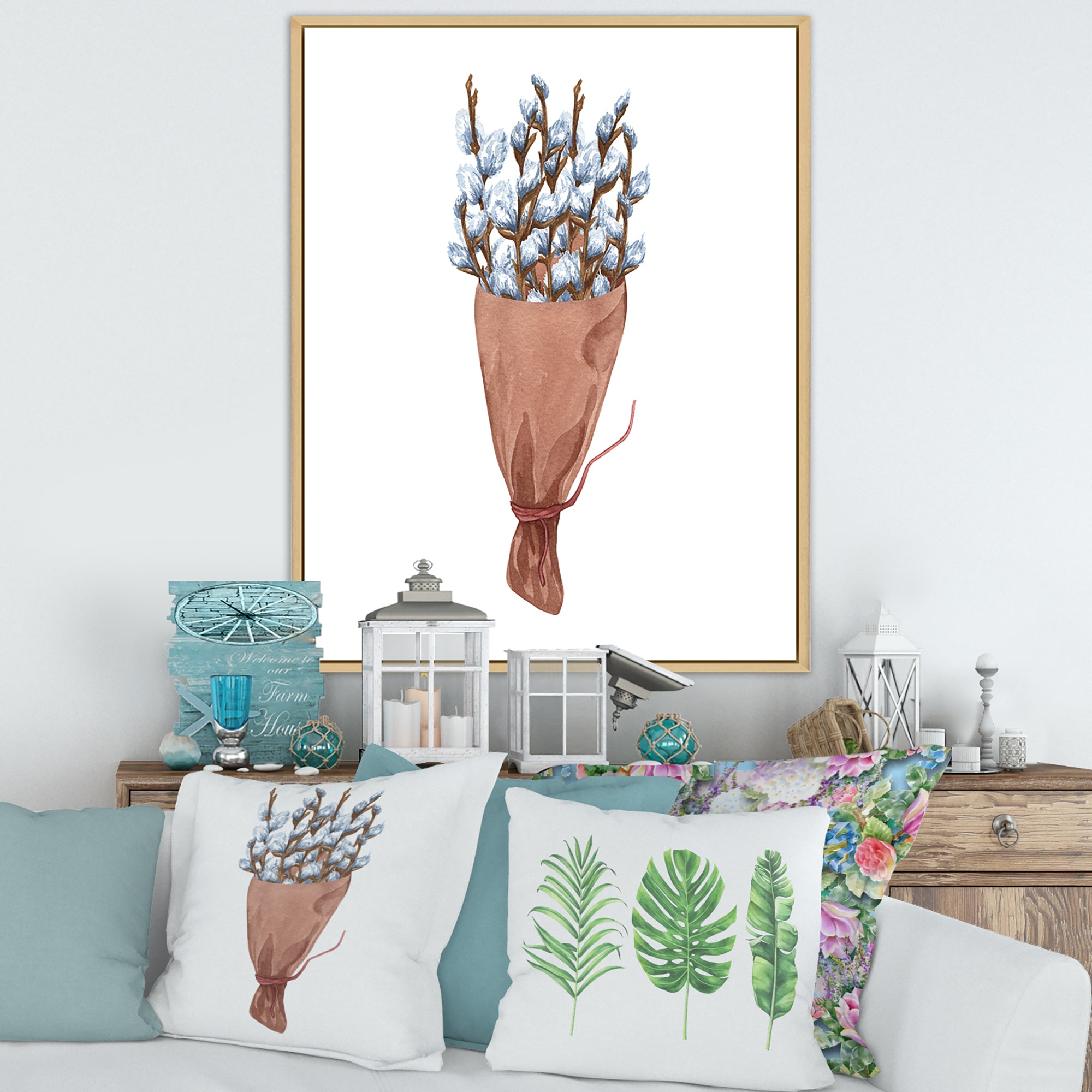 Bunch of Pussy Willow Twigs I